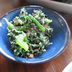 きっ茶 花々 - ほうれんそうのごま和え