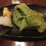 海鮮餐廳 Maguroya 花之夢 Route Inn Grantia秋田 SPA RESORT店 - 四萬十青海苔天婦羅390日圓