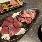 Yakiniku Enya Tajimi ten - 牛心臓、豚ハラミ