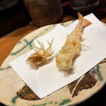 天ぷら　天佑 - 海老