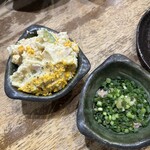 焼鳥うさばらし - ポテサラ。馬の生ホルモン。この２つは絶対に外せません。超絶品\(//∇//)\