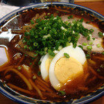 マル彦ラーメン - 赤鬼ラーメン¥850