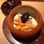 祇園 にしかわ - 柿の白和え