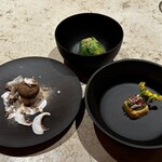 sanka - アミューズ3品、指で摘んで召し上がれ