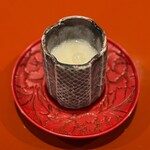 割烹 新多久 - 菊芋すり流し