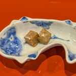 割烹 新多久 - ごぼう葛餅