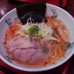 ちゃあしゅう屋将軍 - 白醤油ラーメン(太麺)