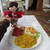 ザイカ・カレーハウス - 料理写真:ランチセットの前菜＋マトンシークカバブ てってちゃん