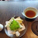 夕霧そば 瓢亭 - キスの天ぷら