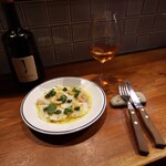 Hachihare - 真ダコのカルパッチョ　～山椒とアツアツガーリックオイルがけ～