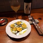 Hachihare - イワシのマリネ　～金柑と青唐ソース～