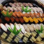 札幌市場めし　まるさん亭 - おかませ握り　５人前　１２５００円　【　２０１４年１２月　】