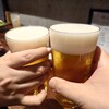 焼鳥どろまみれ - 生ビールで乾杯