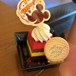 カフェ ポルトフィーノ - ミッキーのサイン付き