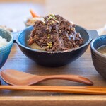だだ商店 だだ食堂 - 2026.1 だだ農園ふろふき大根 鈴木経産牛の煮込みあんかけ豆みそ仕立て（2,800円）