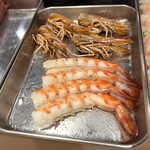 麦と麺助 - 活車海老