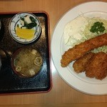 Tonkatsu No Matsui - 牡蠣・エビフライセット