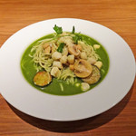 ホタテとズッキーニ