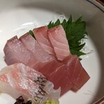 郷土料理 海幸 - 刺身。おいしい。