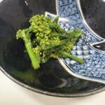 鰻正 - 菜の花のからしあえ　滋味、、、