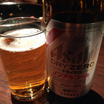 徳樹庵 - ノンアルコールビールはアサヒ