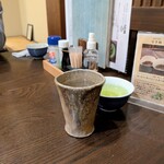 丁子屋 - むかご焼酎  むかごのめぐり お湯割 550円