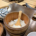 丁子屋 - 麦飯 100円