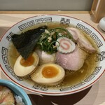 らぁ麺花萌葱 - 特製らぁ麺  塩 太麺