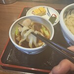 喜多一 - 肉汁つけうどん（温だめ）リフトアップ！