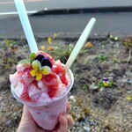 井手農園 - 駐車場の花壇に同じ花ありました。