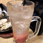 ニュー大衆居酒屋 三ぞう - トマト酢チューハイ。