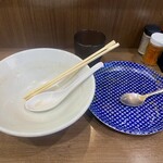 ヌードル＆スパイスカレー 今日の1番 - 定位置でパシャリ！