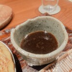 水づき - 鴨とせりの出汁の温かいつゆ