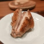 水づき - 雌の淡海地鶏の骨付きふくらはぎ