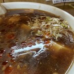 トーフラーメン 幸楊 - 個人きにはお酢３回半・ラー油１回を回しかけて頂くのが、デフォ！