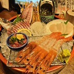 地もの海もの　なかなか - 本日厳選お刺身4種盛り