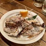米家 - 石だいかぶとの塩焼しゃぶり尽くしました、皮は硬くて食に適さず