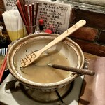 米家 - クエ鍋きれいにいただきました♪