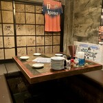 米家 - 19時に2回転目のテーブル