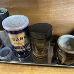 麺屋時茂 - 卓上調味料（髪留めゴムあり♪）