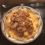 丸亀製麺 八王子打越店 - 肉がさね玉子あんかけ