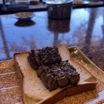 鉄板焼ステーキ 一ッ葉ミヤチク - 