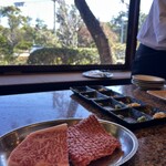 鉄板焼ステーキ 一ッ葉ミヤチク - 