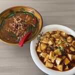 台湾料理 萬盛 - 台湾味噌ラーメン+麻婆飯
