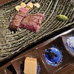 鉄板焼き 牛鳴 - A5ランク黒毛和牛のステーキ