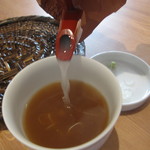 Z庵 - うっすらと濁る「そば湯」