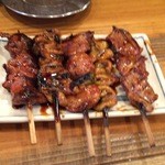 もつ焼き 大統領 - おまかせ5本串盛り