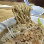 明日へ向かって - むっちりワシワシ自家製太平打ち縮れ麺