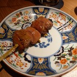 炭火串焼 鶏魚 - 