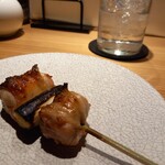 炭火串焼 鶏魚 - 